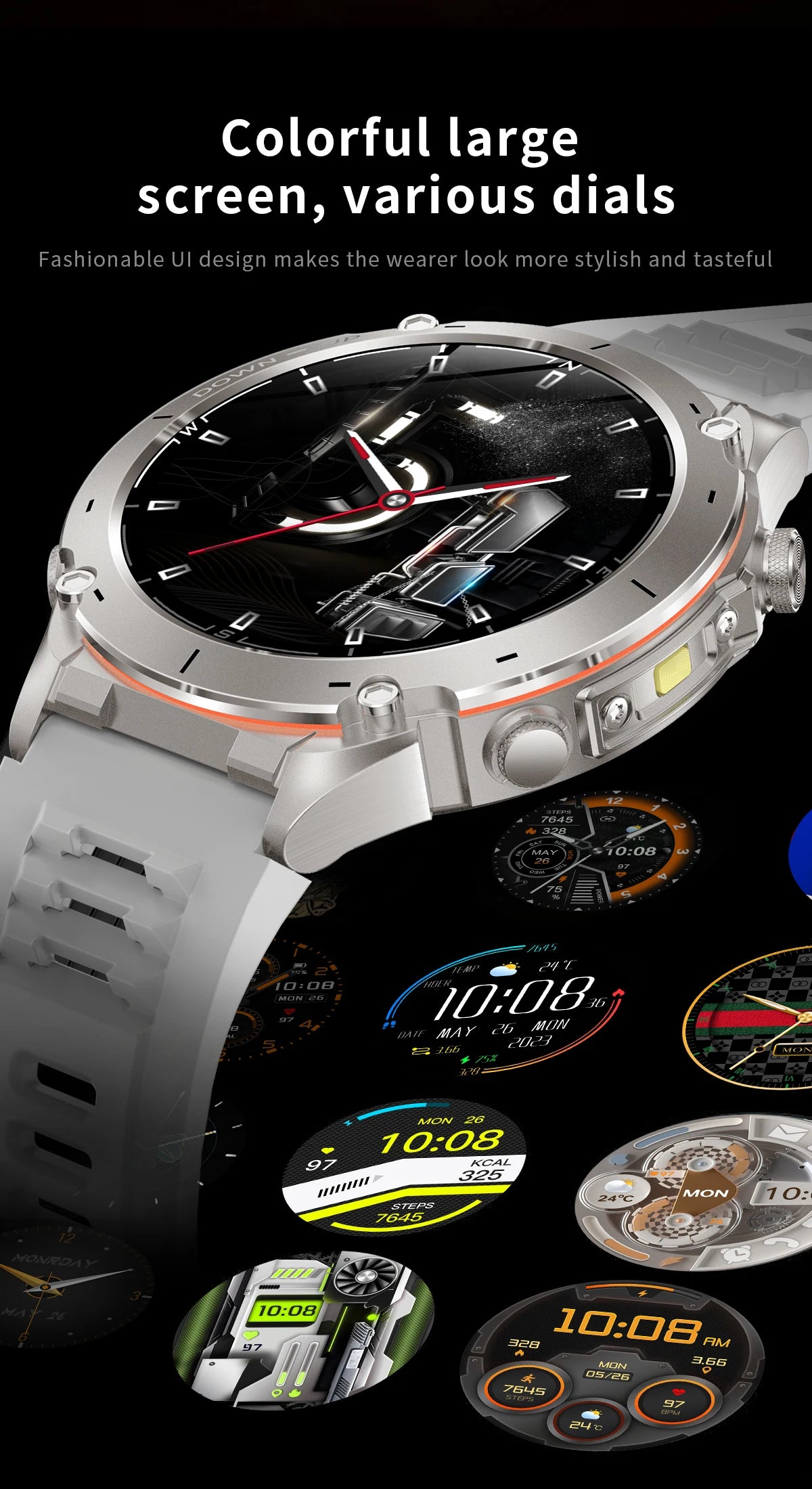 Xiaomi Ultra GPS Smart Watch - 10ATM Waterproof Dual-band GNSS Military Sport