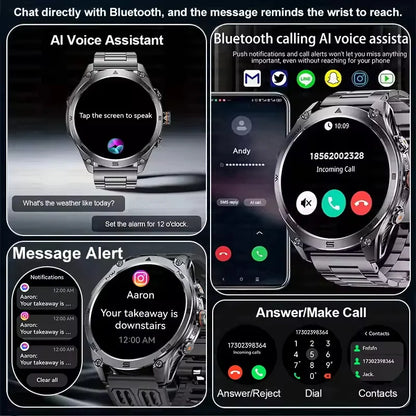 Military GPS Smartwatch - Dual-Band GNSS, 10ATM, Compass, Altimeter