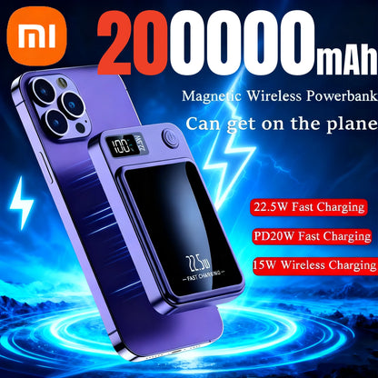 Xiaomi 200000mAh Wireless Magnetic Power Bank
