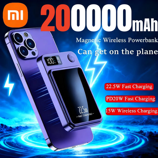 Xiaomi 200000mAh Wireless Magnetic Power Bank
