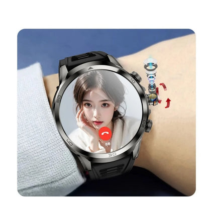 H19 Android Smartwatch - 190° Rotary Camera, GPS, 1.95" AMOLED