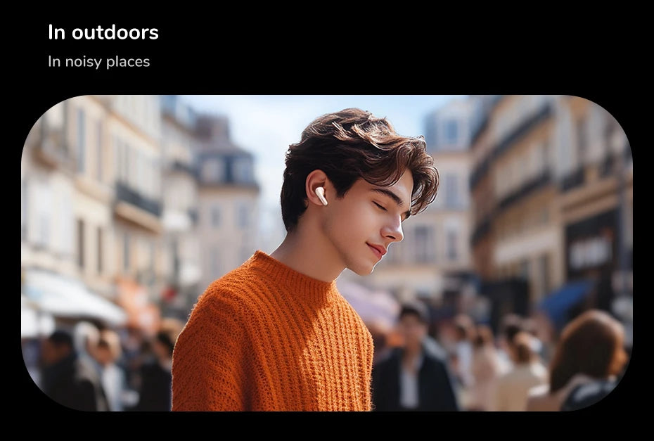 UGREEN ClipBuds Magic LCD Screen TWS Earphones - 52dB ANC Bluetooth Earbuds