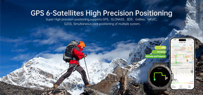 T-Rex 3 GPS Smart Watch - 10ATM Waterproof Dual-band GNSS Military Smartwatch