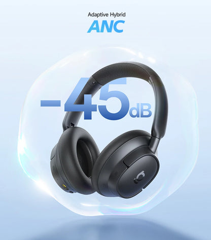 Baseus EH10 NC Wireless Headphones - 45dB ANC, Hi-Res LDAC, 80H Battery