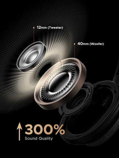 UGREEN Studio Pro ANC Headphones - 48dB Noise Cancelling Bluetooth Hi-Res LDAC