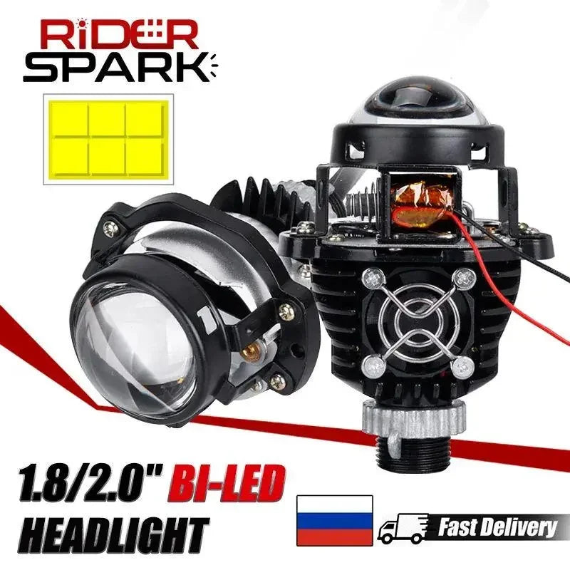 Bi LED Projector Headlight Lenses 90W