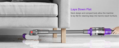 UMLO V102 Cordless Vacuum Cleaner - Brushless Motor Stick Vacuum for Pet Hair