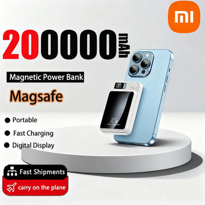Xiaomi 200000mAh Wireless Magnetic Power Bank