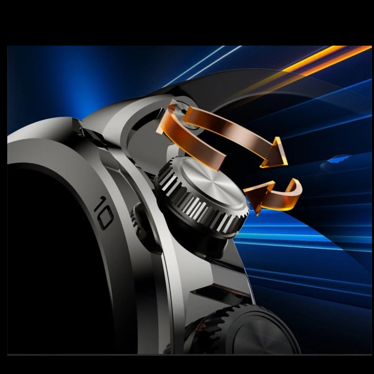 H19 Android Smartwatch - 190° Rotary Camera, GPS, 1.95" AMOLED