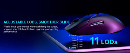 Rapoo VT9PRO PAW3398 Wireless Gaming Mouse 26000DPI 68g Lightweight Wired Wireless Mouse 160H Super Long Battery Life