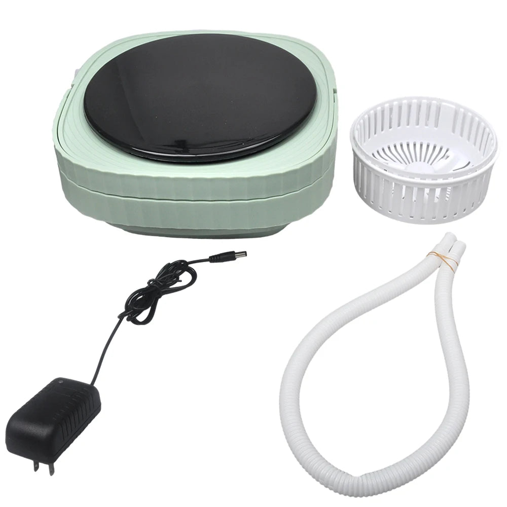 Portable Folding Washing Machine 6L 11L - Mini Ultrasonic Washer Spin Dryer