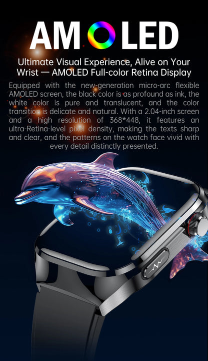 XIAOMI Health Smart Watch - ECG PPG Blood Pressure Oxygen Monitor with Bluetooth Call