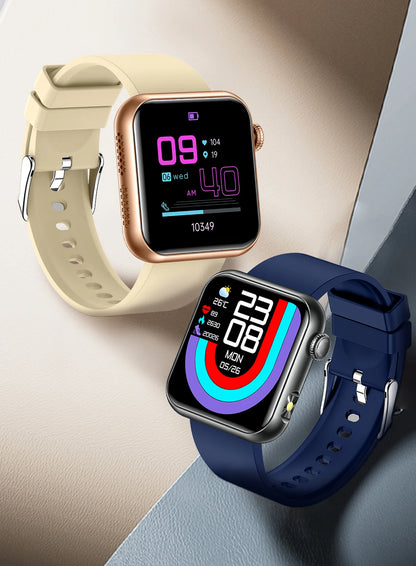 AI Smart Watch - HRV+PPG Blood Pressure Monitor, IP68 Waterproof