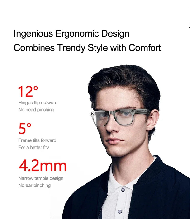 Xiaomi 6K AI Smart Glasses - Photochromic, Bluetooth, Voice Assistant, Camera