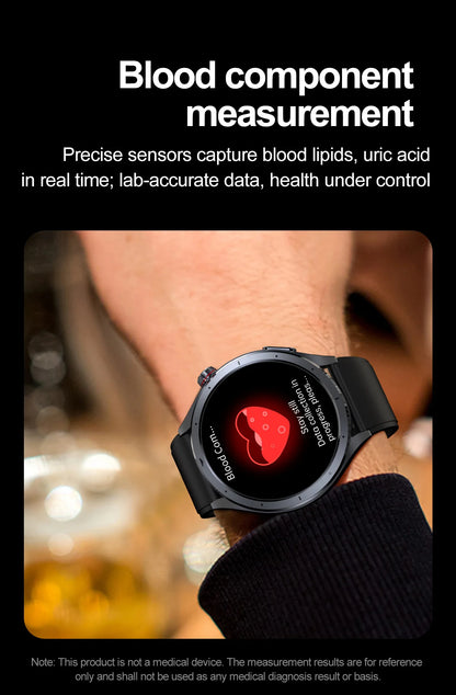 Health Smart Watch - ECG, Blood Pressure, Body Fat Analysis