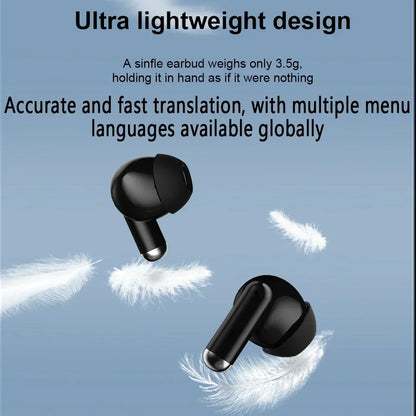 New Wireless Bluetooth Smart Voice Translation Headset Real-time Translation Chinese and English Learning Translation Headphones