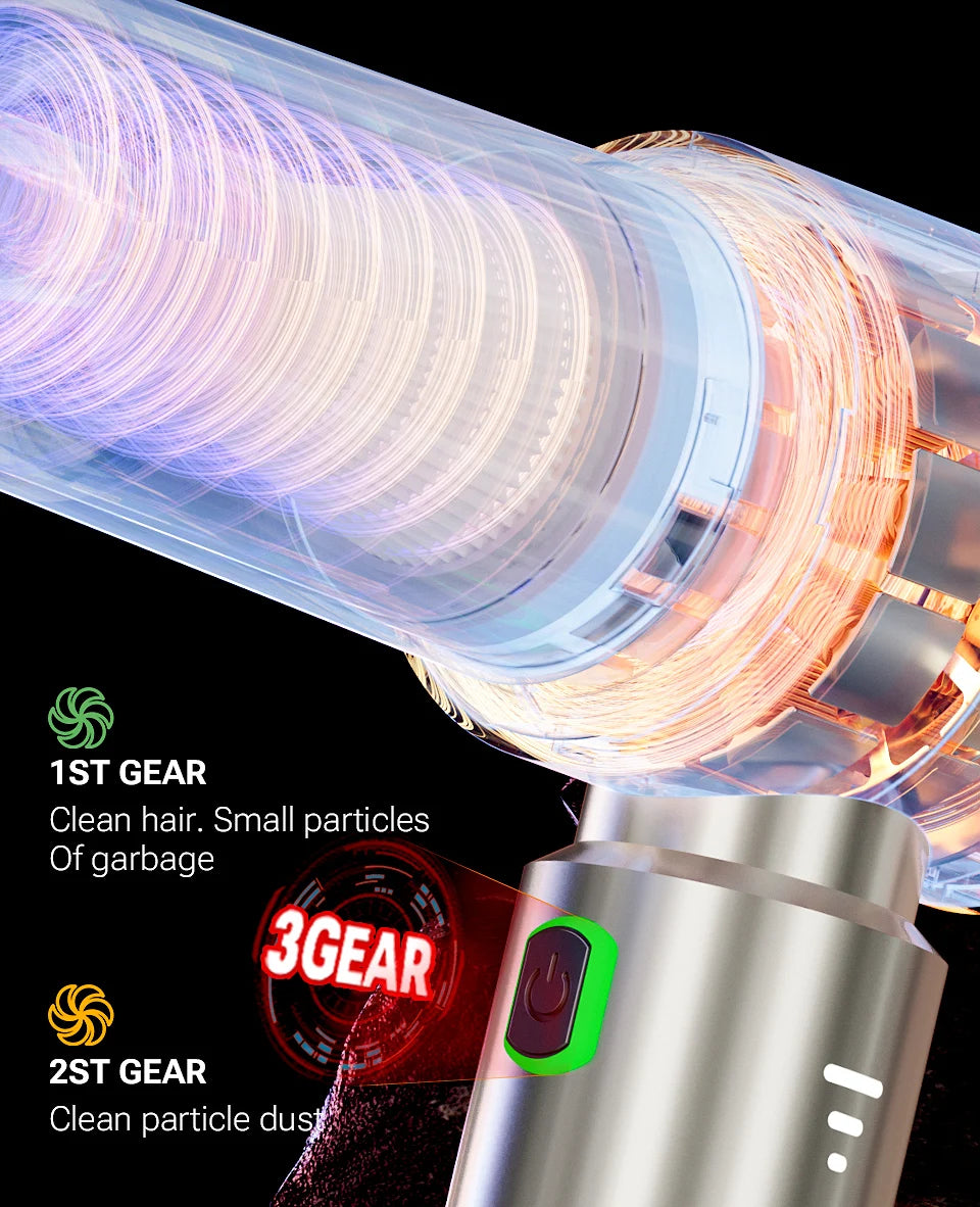 SZUK C012MAX Car Vacuum - Wireless Handheld Blower Strong Suction Cleaner