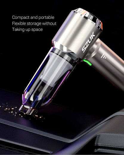 SZUK C012MAX Car Vacuum - Wireless Handheld Blower Strong Suction Cleaner