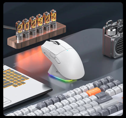 Attack Shark X11SE X11 PAW3311 Bluetooth Mouse, Triple Mode Connectivity, Touch Magnetic Charging Dock, Ultra-Light Gaming Mouse