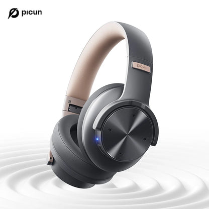 Picun B8 Bluetooth Headphones - 120H Playtime Over-Ear Wireless Headset