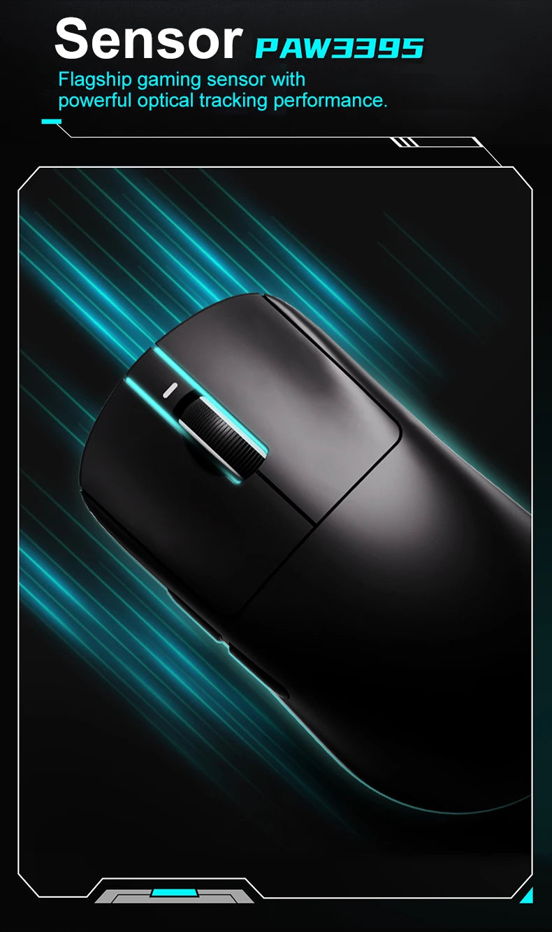 ATK VXE R1 Pro MAX Dragonfly R1 E-sports Gaming Mouse Rechargeable PAW3395 Lightweight Ergonomic 2.4G Wireless Mouse