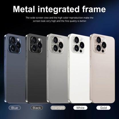 I16 Pro Max 2026 New HOT 6.8inch HD Global Edition Original Smart Dual Card 6800mAh Battery Facial Recognition Function