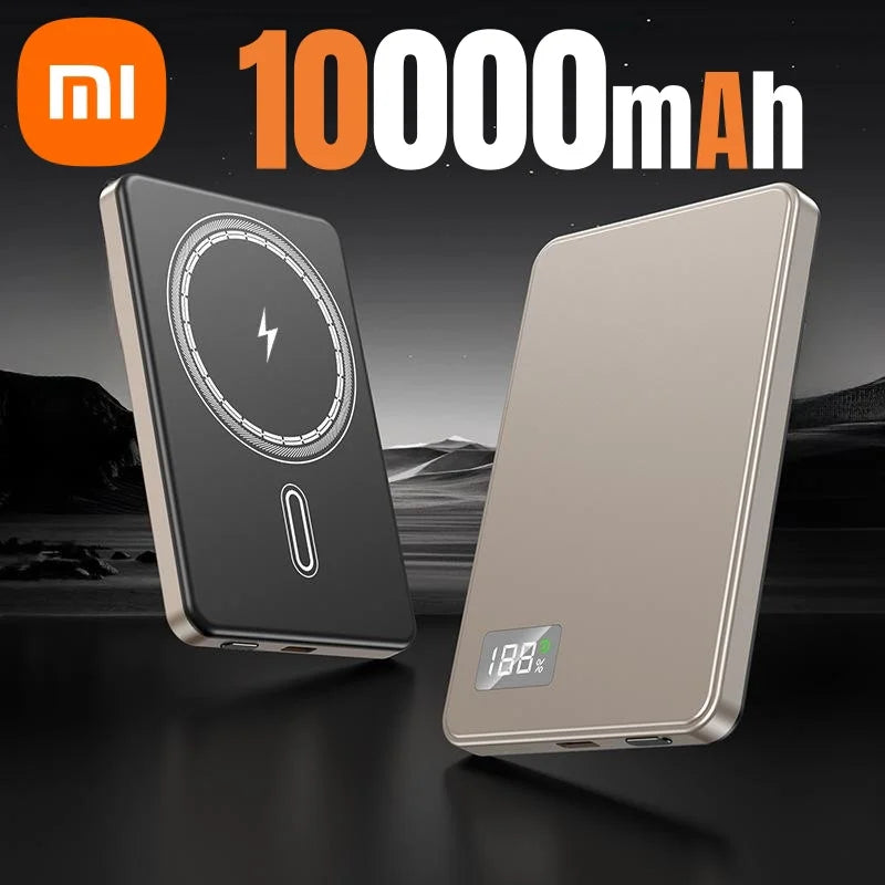 Xiaomi 500000mAh Portable Magnetic Wireless Power Bank PD22.5W Fast Charging External Battery for Magsafe For iPhone Samsung