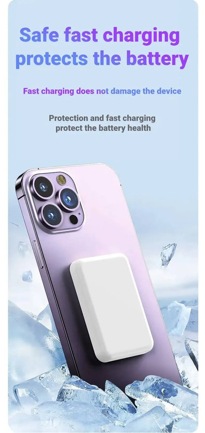 20000mAh Magnetic PowerBank Wireless PD 22.5W Fast Charger For Magsafe Portable Auxiliary Battery For Iphone Samsung Xiaomi