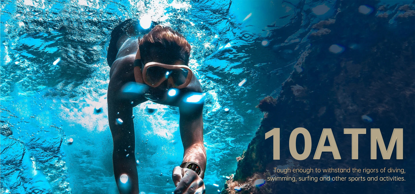 T-Rex 3 Pro Military GPS Smartwatch - 10ATM, 500mAh, Dual-Band GPS