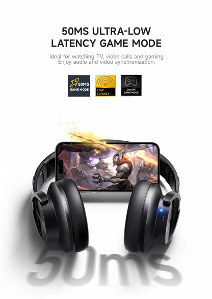 Picun B8 Wireless Headphones - 120H Battery, 3 EQ Modes