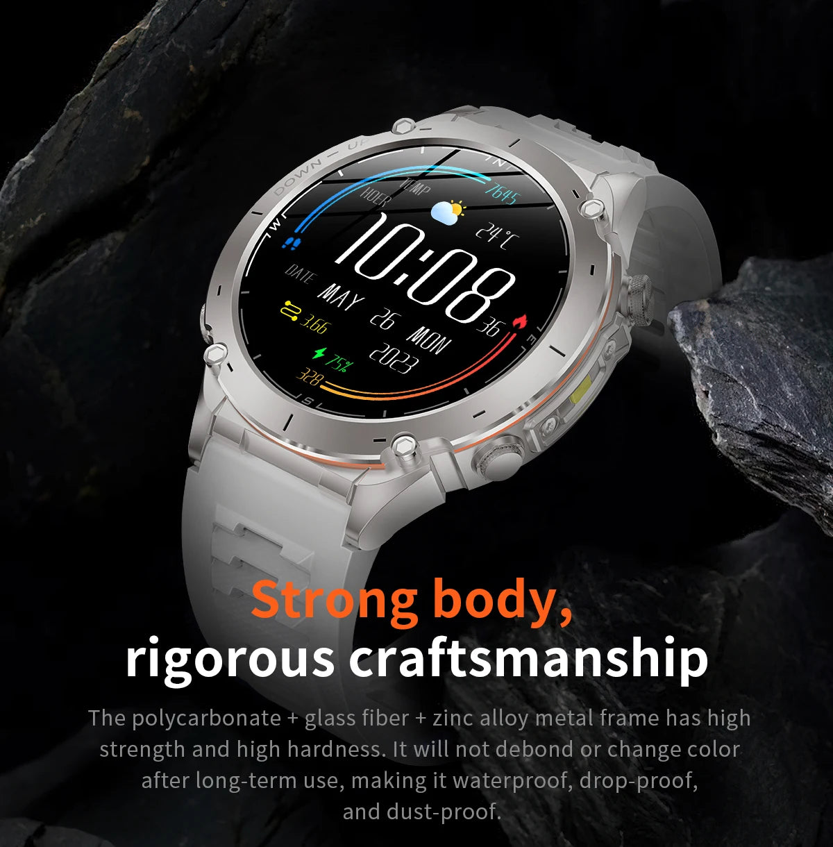 Xiaomi Ultra GPS Smart Watch - 10ATM Waterproof Dual-band GNSS Military Sport