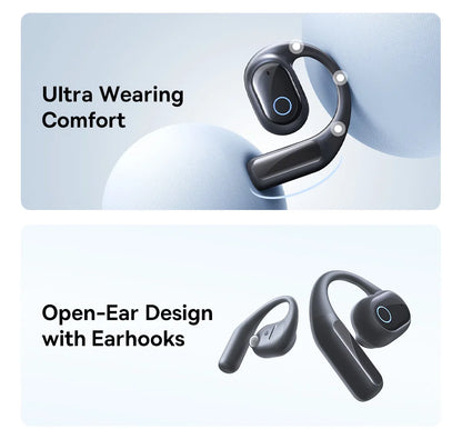 Baseus Eli 10i Open-Ear Bluetooth 5.4 Earphones - IP54 Waterproof Sports Earbuds