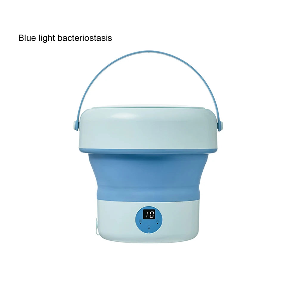 Portable Folding Washing Machine 6L 11L - Mini Ultrasonic Washer Spin Dryer