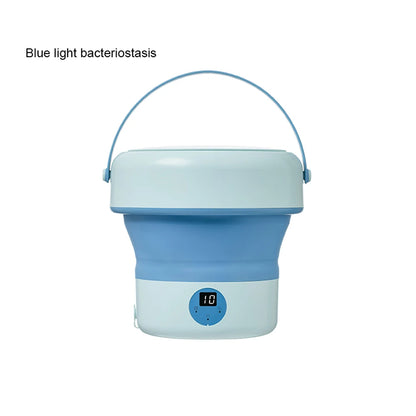 Portable Folding Washing Machine 6L 11L - Mini Ultrasonic Washer Spin Dryer