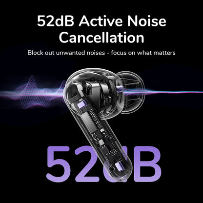 UGREEN ClipBuds Magic LCD Screen TWS Earphones - 52dB ANC Bluetooth Earbuds