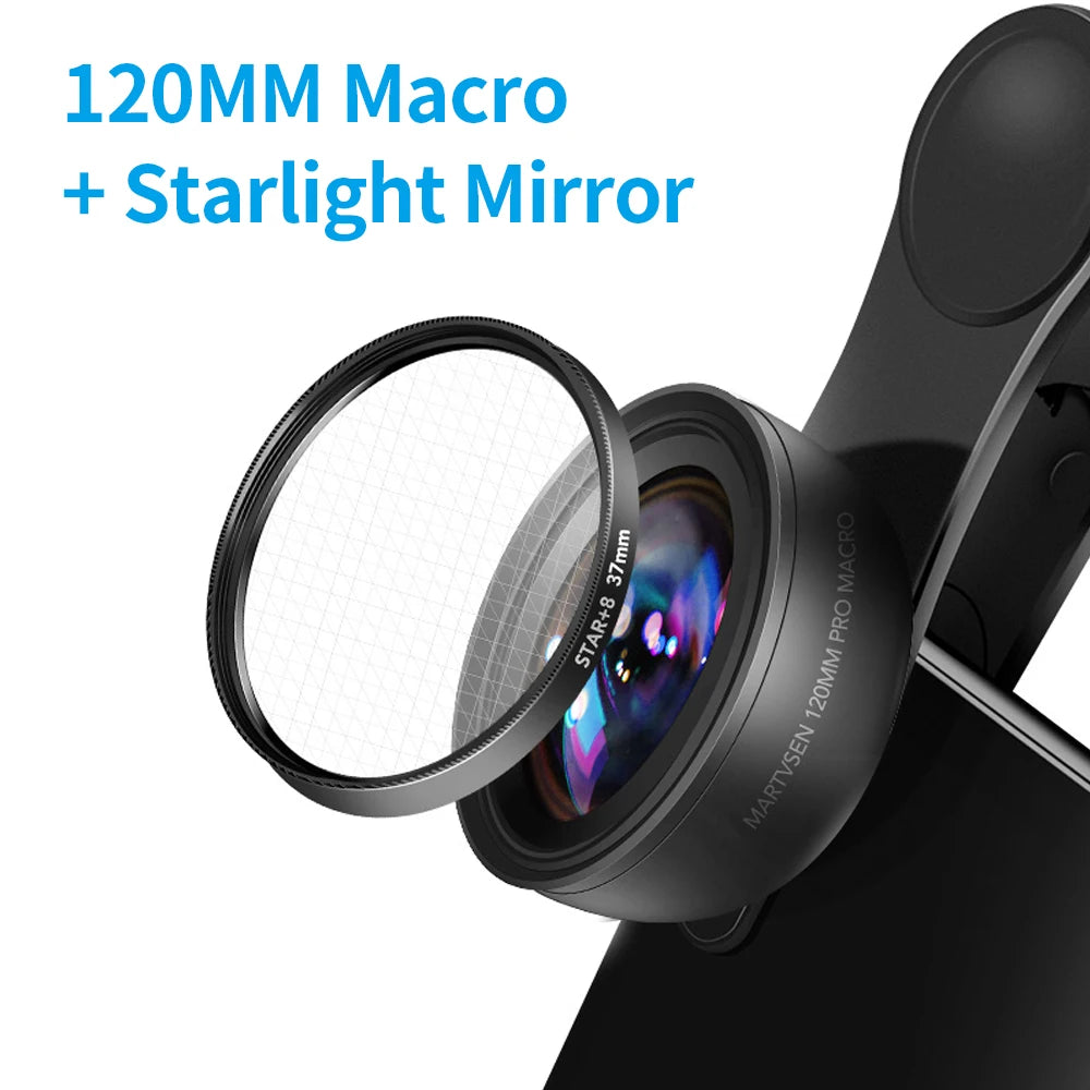 MARTVSEN 120MM 10x Macro Lens for iPhone & Android