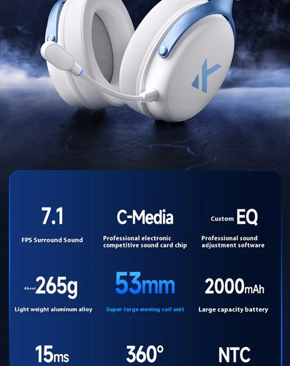 MCHOSE V9 pro Wireless Bluetooth Headset with Three Mode Microphone Noise Reduction Dynamic Sound Low Delay Office And Gaming