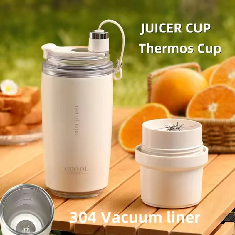 320ML USB Portable Blender Bottle with 26 Blades