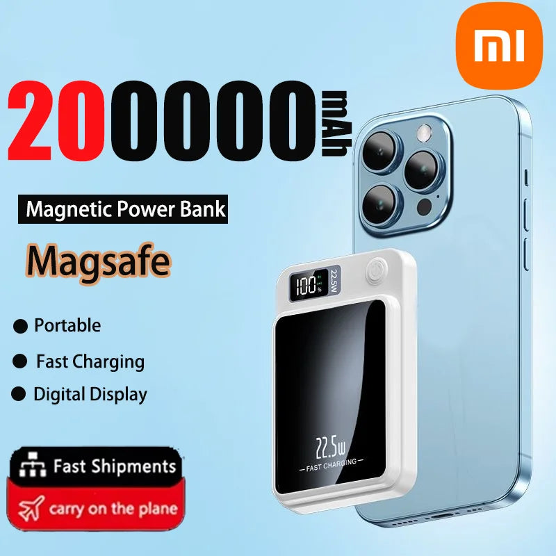 Xiaomi 200000mAh Wireless Magnetic Power Bank