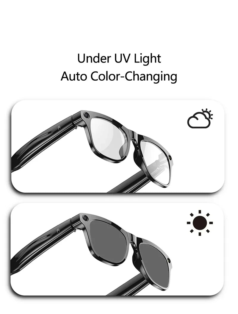 Xiaomi 6K AI Smart Glasses - Photochromic, Bluetooth, Voice Assistant, Camera