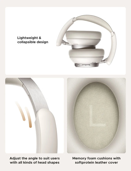 UGREEN Studio Pro ANC Headphones - 48dB Noise Cancelling Bluetooth Hi-Res LDAC