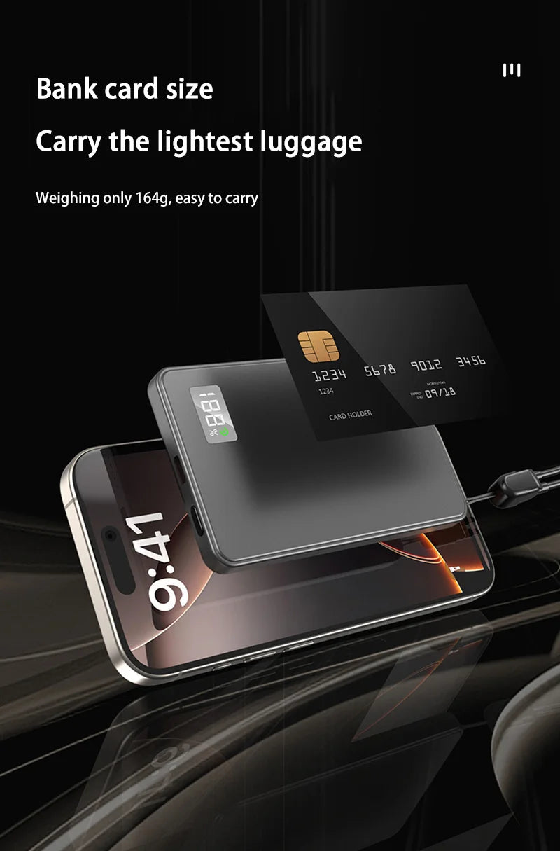 Xiaomi 500000mAh Portable Magnetic Wireless Power Bank PD22.5W Fast Charging External Battery for Magsafe For iPhone Samsung