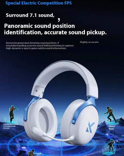 MCHOSE V9 pro Wireless Bluetooth Headset with Three Mode Microphone Noise Reduction Dynamic Sound Low Delay Office And Gaming