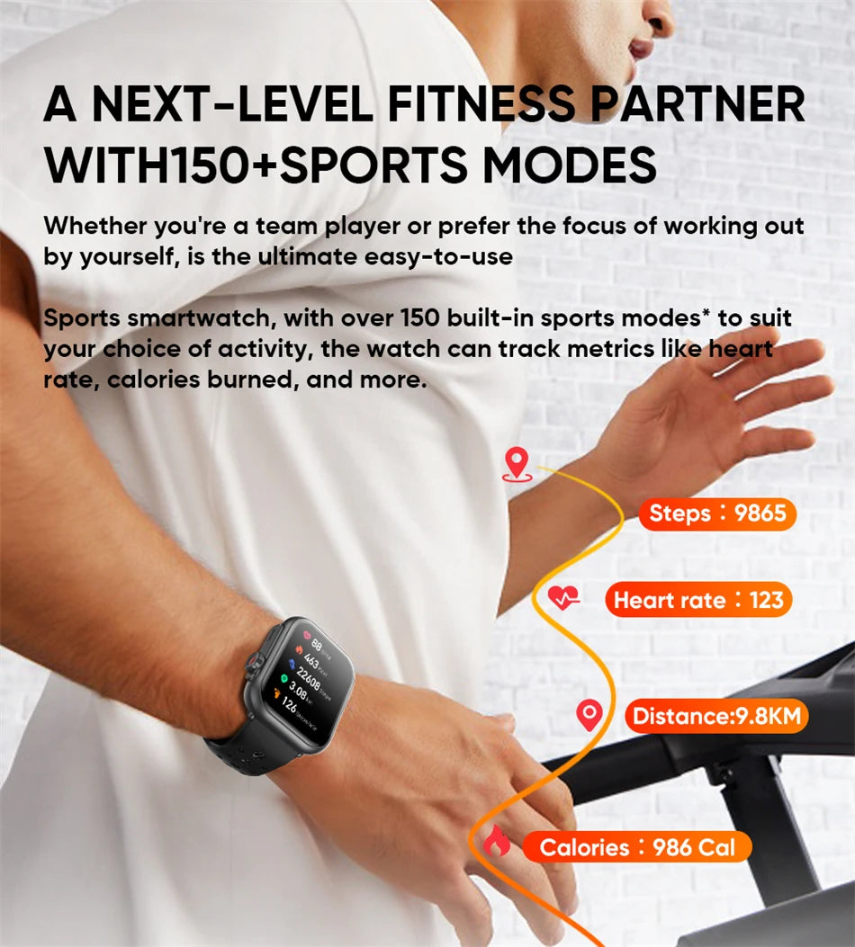 Ultra 2 SE Smartwatch - 1000mAh, AMOLED, GPS, 100+ Sports Modes