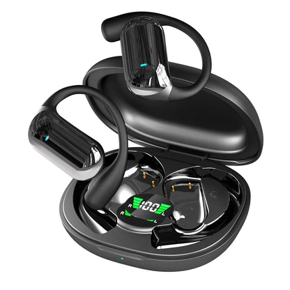 AI Translation Earbuds with Ear Hook - Bluetooth 5.3 Open Ear