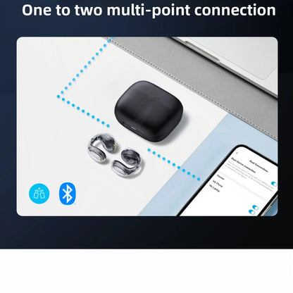 C30i Open Ear Clip Bluetooth Headset - Wireless Space Capsule Design