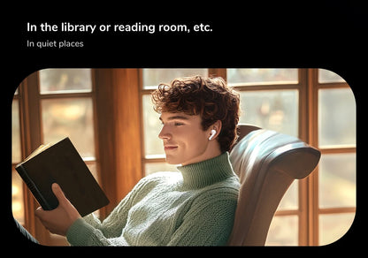 UGREEN ClipBuds Magic LCD Screen TWS Earphones - 52dB ANC Bluetooth Earbuds