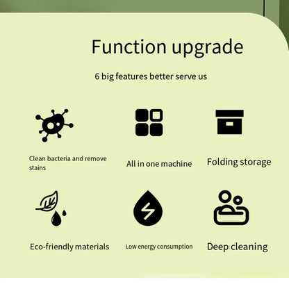 Portable Folding Washing Machine 6L 11L - Mini Ultrasonic Washer Spin Dryer