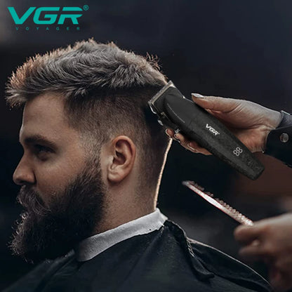 VGR V-640 Professional Hair Clipper - 9000 RPM Rechargeable Trimmer for Men