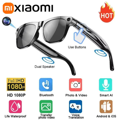 Xiaomi 8K AI Smart Glasses - 100MP Camera, ChatGPT, Bluetooth, Music Player